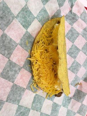 $17 for lunch. This was my taco!