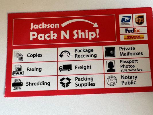 Jackson Pack N Ship