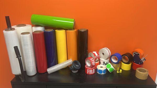 Stretch Film clear and colors, Packaging Tape