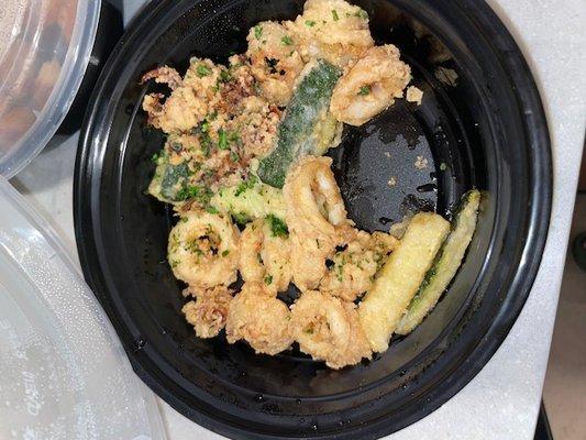 Fried Calamari & Zucchini