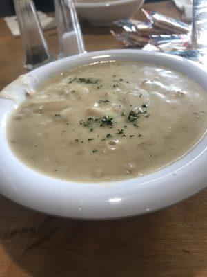 Bowl of clam chowder $5.99