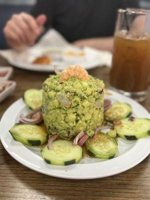 Green ceviche. It's bigger in person. Pictures don't do it justice.