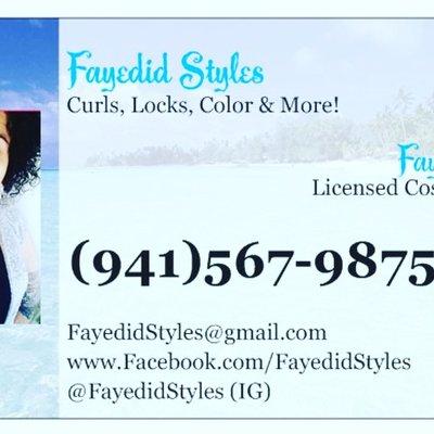 Curls, Locks, Color & More! Call to book today (941)567-9875