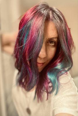 Unicorn hair