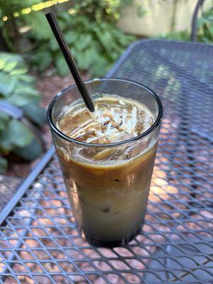 Coconut mac- their back patio is a perfect place to read a book or meet with friends