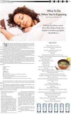 What to expect when you're expecting