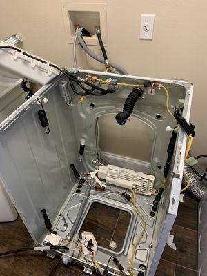 Washer machine bearings replacement