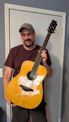 My set up Yamaha FG-TA
