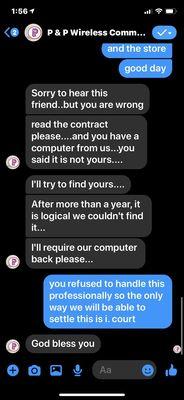 terrible customer service