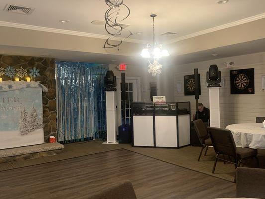 Winter Wonderland Party with Don't Stop the Party Entertainment DJ-ing our event! Good time had by all !