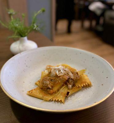 Pappardelle Con Sugo Di Cinghiale w/ wild boar ragù, pecorino toscano ($40)