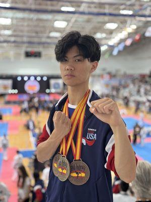 Nolan Leyesa, World Taekwon-Do Champion, ITFWC '25