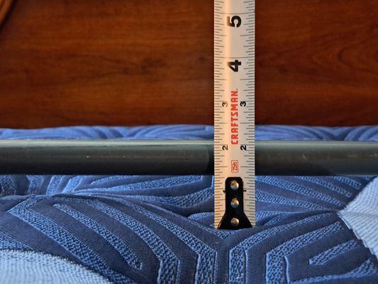 2 inch sink spot on the mattress