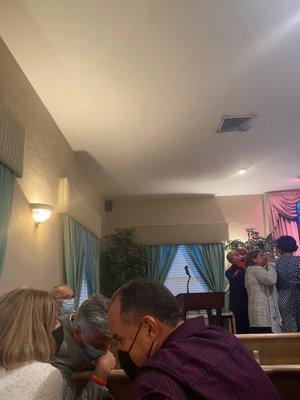 Just to you I was here!