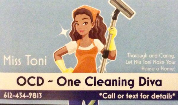 OCD One Cleaning Diva