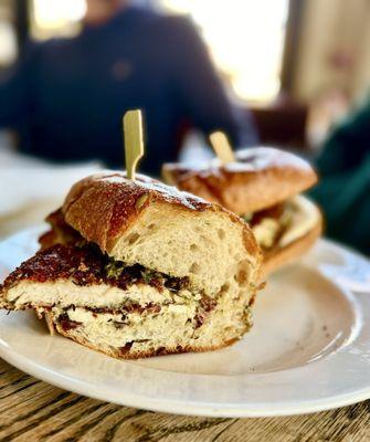Chicken cutlet sandwich