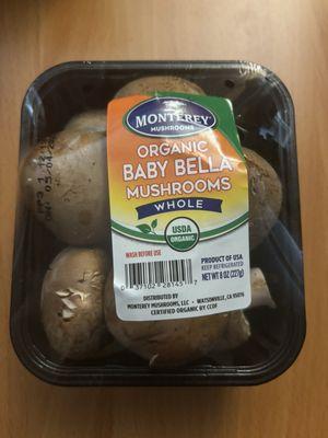 Organic Baby Bella Mushrooms