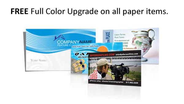 Full color upgrade for FREE