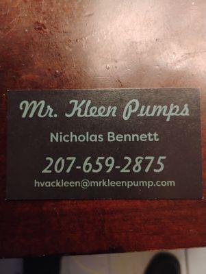 Mr Kleen Pump