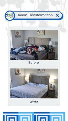 "Your bedroom , Fresh and Serene."