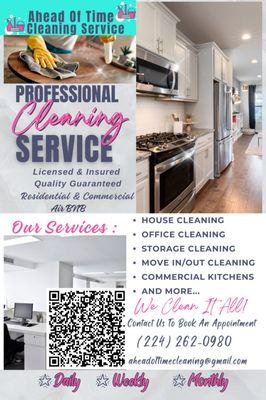 Ahead Of Time Cleaning