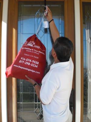 We start picking up @7:30 every morning at your front door.