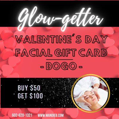 Psst... it's almost Valentine's Day. Pro tip: everyone wants a facial.