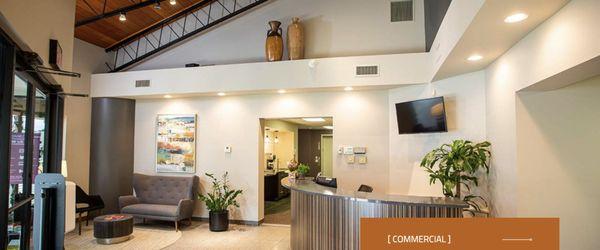 We have worked with many businesses, churches, and other institutional facilities on a wide range of project sizes.