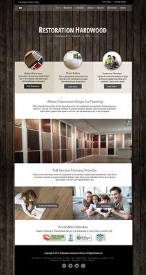Restoration Hardwood Website