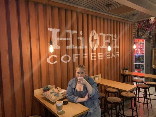 CC in the dining area