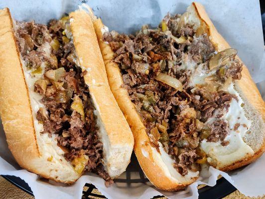 12" philly cheese steak loaded