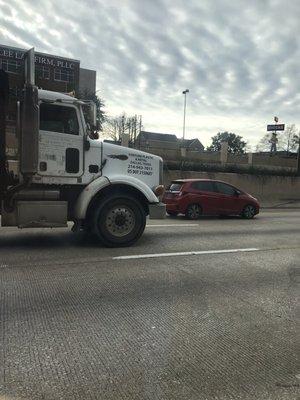 Truck that was spewing tons of smoke on 75