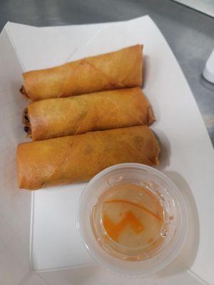 hand rolled spring rolls