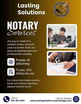 Lasting Solutions Apostille & Notary Services