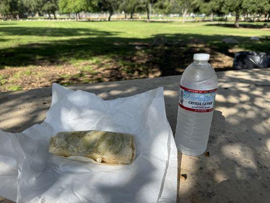 Persian wrap in the park