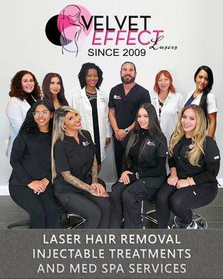 Velvet Effect Lasers