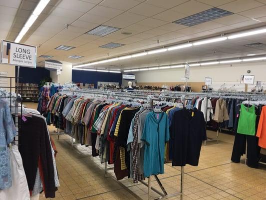 Inside encore thrift store