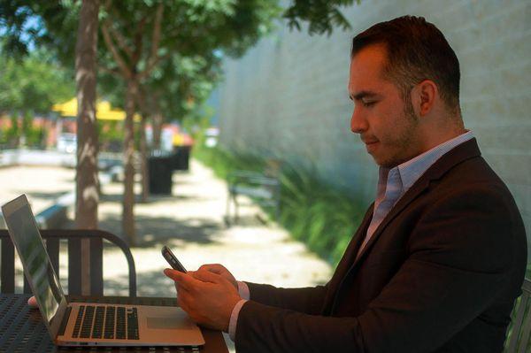 Mobile and always connected with my clients.