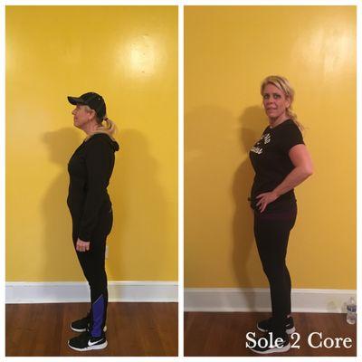 Kim lost 10 pounds and 6.5" using our 4 week rapid results program