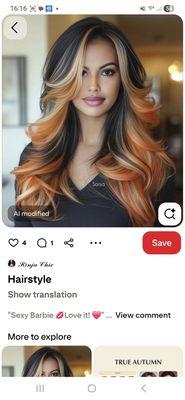 What I asked for my hair to look like on 2 different times to be fixed