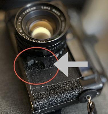 The part is a focusing tab replacing the ORM part for the lens on my Yashica electro 35 camera..