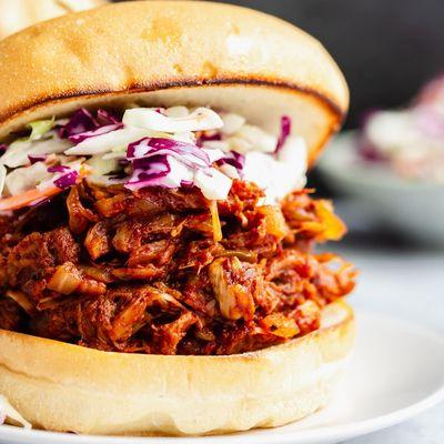 Pulled "pork" sandwich