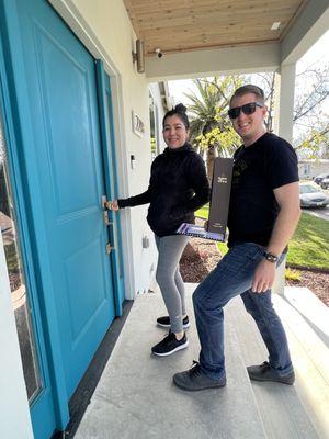 Congratulations on your new HOME!! Thank you for allowing me to help you on your second home purchase.