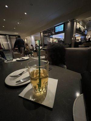 Bar area and seating