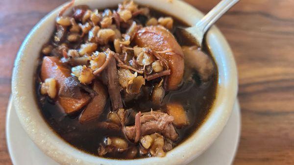Beef barley soup