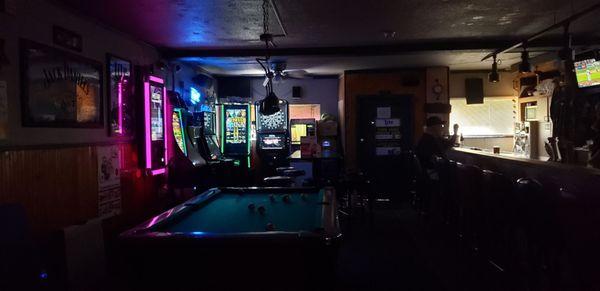 Very dark bar
