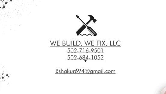 We Build We Fix