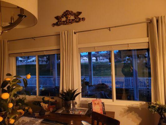 Nice clear view with new energy efficient windows.