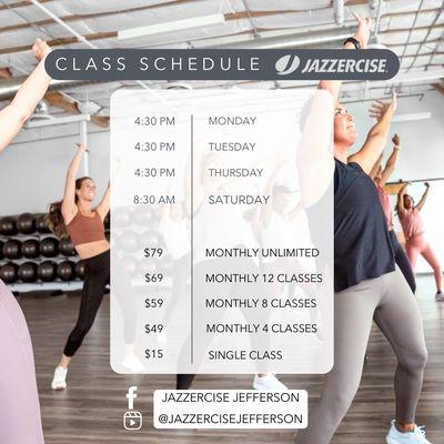 Find more on our website https://www.jazzercise.com/studio/tn/jefferson-field-of-dreams