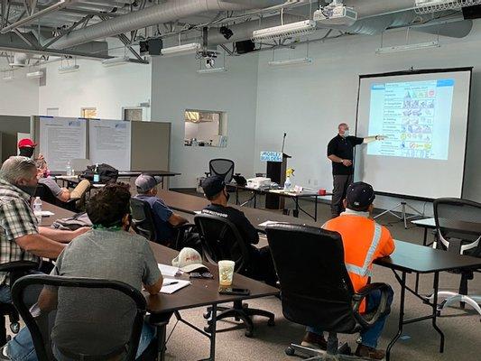 Teaching at Morley Builders, CPR/AED,First Aid, Stop the Bleed, Prehospital Trauma Life Support.